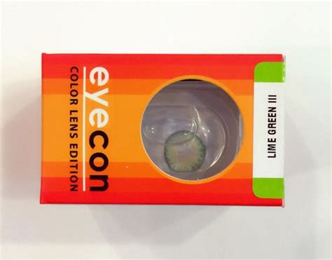eyecon color lens.
